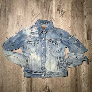 AE Destroyed Denim Jacket